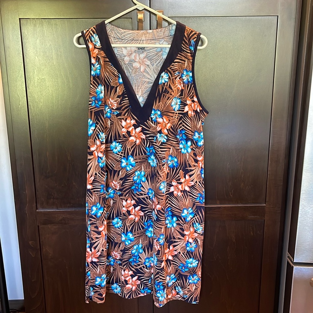 Lands End swim cover up. Size large. EUC.